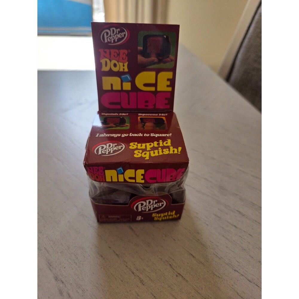 Needoh Dr Pepper Nice Cube Suptid Squish - Limited Edition Fidget Stress Toy
